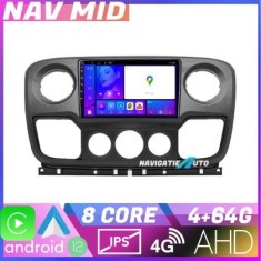 Navigatie Opel Movano Renault Master 2010 2021 EDOTEC-LITE Android Ecran 720P Octa Core 4 64 Carplay v1 CarStore Technology