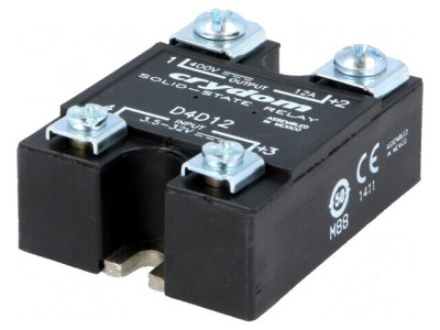 Releu semiconductor Ucom 12A 1-400VDC foto
