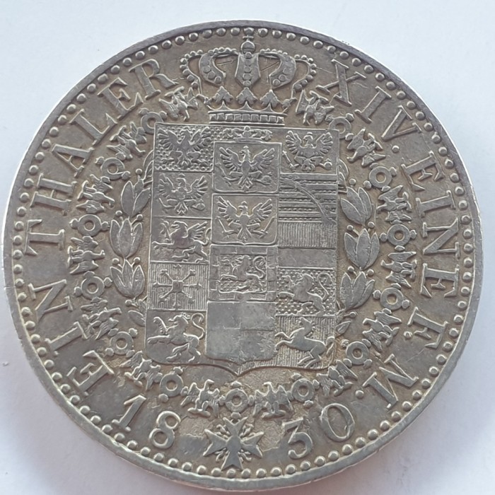 Germania Prusia 1 Thaler / Taler 1830 argint Frederic Wilhelm lll