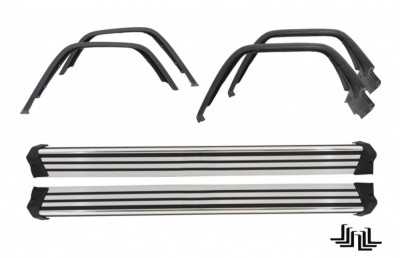 Praguri Trepte Laterale cu Prelungiri Aripi Extensii Aripi Mercedes G-Class W463 (1989-2013) Performance AutoTuning foto