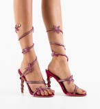 Cumpara ieftin Sandale cu toc Varin Fuchsia