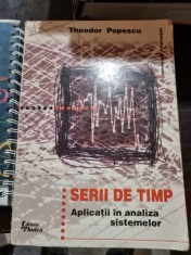 Theodor Popescu - Serii de timp, aplicatii in analiza sistemelor foto