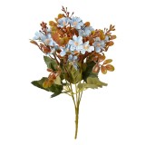 Cumpara ieftin Buchet flori artificiale albastre verzi 10x10x33 cm