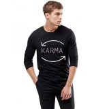 Bluza barbati neagra - Karma - XL