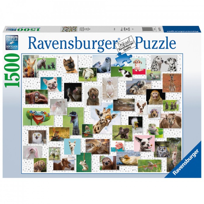 Puzzle Colaj Cu Animale, 1500 Piese