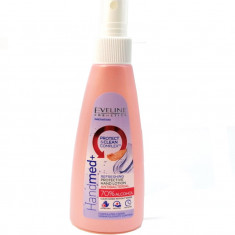 Lotiune antibacteriana pentru maini, Eveline Cosmetics, Handmed+, 70% alcool, 150ml, roz