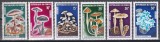Congo 1970 - Ciuperci, Cota 140 EURO, MNH (cu excepția val.5F, care este STAMPILATĂ !)