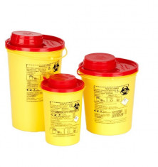 Recipient plastic pentru deseuri intepatoare taietoare - 3 litri foto