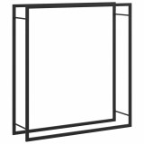 Cumpara ieftin Suport pentru lemne de foc, negru mat, 110x28x116 cm, otel