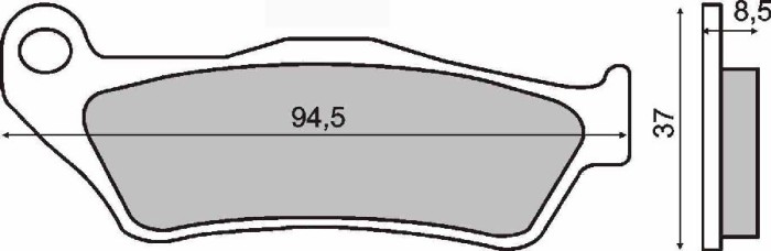 Placute frana sinter Aprilia Pegaso 650 fata Cod Produs: MX_NEW 225100573RM
