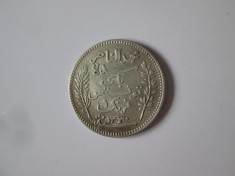 Rară! Tunisia 1 Franc 1912 argint,moneda din imagini in stare f.buna cu patina frumoasa,diam=23 mm,greutate=5 grame