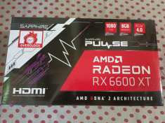 Placa video Sapphire Radeon RX 6600 XT PULSE 8GB GDDR6 128-bit. foto