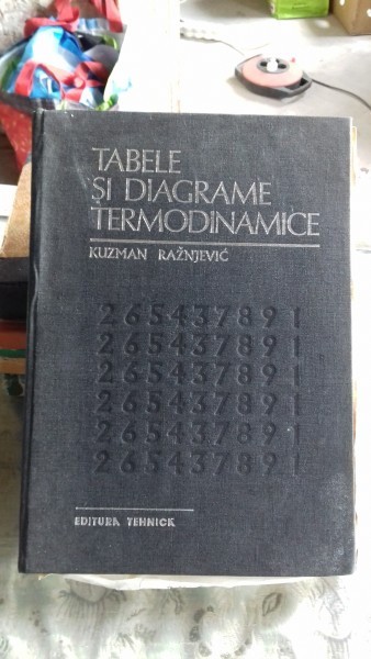 TABELE SI DIAGRAME TERMODINAMICE - KUZMAN RAZNJEVIC