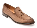 Cumpara ieftin Mocasini eleganti EPICA gri, J8365, din piele intoarsa