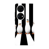 Husa compatibila cu Huawei Nova Y70 model Penguins of Madagascar, Silicon, TPU, Viceversa, Transparent, Carcasa