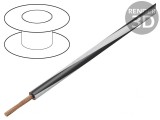 Cablu litat Cu 1,5mm2 PVC negru-alb 450V 750V Clasa 5