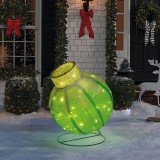 Decor Luminos Craciun - Ornament Sferic - 60 LED - 60 x 83 cm - Verde - 100-240 V AC Best CarHome