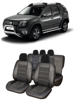 Set huse scaune compatibile Dacia Duster 2010-2017 Piele Alcantara (Compatibile cu sistem AIRBAG) foto