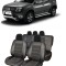 Set huse scaune compatibile Dacia Duster 2010-2017 Piele Alcantara (Compatibile cu sistem AIRBAG)