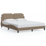 Cumpara ieftin Cadru de pat fara saltea, Zadar, cappuccino, 160x200 cm, piele ecologica