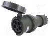 Conector alimentare AC, IEC 60309, IP67, 0,125kA, 400V AC, 5 pini, PCE - 245-6.U