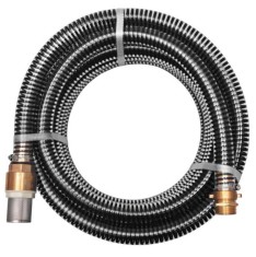 vidaXL Furtun de aspira?ie, conectori alama, 15 m, 25 mm, negru foto