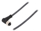 Cablu de conectare M12 5 pini unghi 10m 125VAC 4A