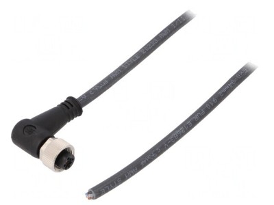 Cablu de conectare M12 5 pini unghi 10m 125VAC 4A foto