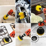 Cumpara ieftin Set 4 Perii pentru Mocheta &amp; Uz Casnic / Profesional - MyStyle&reg; - Detailing Carpet Brush cu Adaptor Bormasina