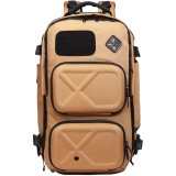Rucsac pentru calatorie extensibil, spatiu incaltaminte, port USB, lacat TSA, impermeabil, OZUKO OZ9309SBN Maro
