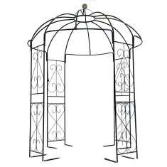 Pavilion gradina fier negru 210 x 260 cm