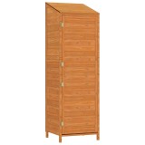 Cumpara ieftin Sopron de gradina, maro, 55x52x174,5 cm, lemn masiv de brad