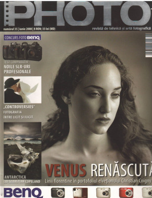 C10295 - REVISTA PHOTO MAGAZINE- VENUS RENASCUTA, IUNIE 2008 foto