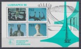 BRAZILIA 1990 EXPOZITIA FILATELICA LUBRAPEX 90 BLOC MNH, Nestampilat