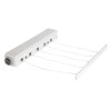 Uscator rufe retractabil perete, 5 sfori, 21m, alb, extensibil, interior