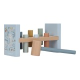 Little Dutch Forest Friends Pounding Bench joc interactiv de lovit cu ciocanul 12 m+ 1 buc