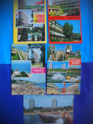 HOPCT LOT NR 702 EFORIE NORD-CT-5 CARTI POSTALE-RSR-CIRCULATE foto