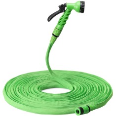 Furtun de gradina extensibil Navaris 15-30m, cu pistol stropire 7 functii, 61948.04