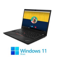 Laptop Lenovo ThinkPad T495, Ryzen 5 Pro 3500U, 16GB, SSD, FHD IPS, Win 11 Home foto