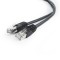 PATCH CORD UTP SPACER Cat5e, cupru-aluminiu, 10 m, negru, AWG26, &quot;SP-PT-CAT5-10M-BK&quot; (timbru verde 0.18 lei)