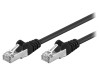 Cablu Patch F/UTP Cat 5e, 3m, negru, Goobay