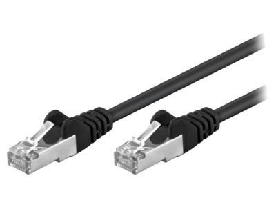 Cablu Patch F/UTP Cat 5e, 3m, negru foto