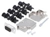 MH CONNECTORS Conector D-Sub 9 Pini Tată 45&deg; Montare Cablu MHD45ZK9-DM9P-K