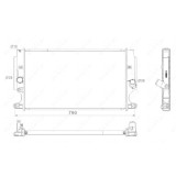 NRF Radiator, racire motor