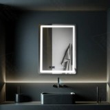 Oglinda LED senzor Vetro cu functie dezaburire si ceas 60x80 cm colectia Marcello Funghi AT1CT-D1OC-RS1S-W09