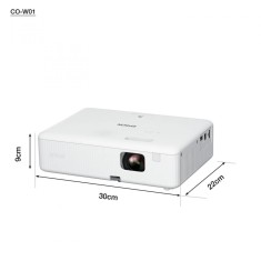 Proiector Epson CO-W01, 3LCD, 3.000 lumeni/ 2.000 Ecomode, WXGA, HD
