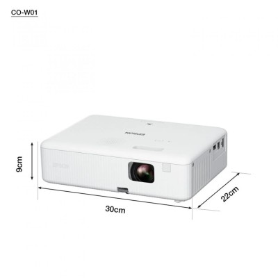 Proiector Epson CO-W01, 3LCD, 3.000 lumeni/ 2.000 Ecomode, WXGA, HD foto