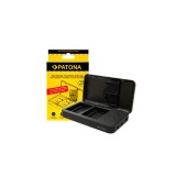 &Icirc;ncărcător dublu PATONA pentru Fuji NP-W235 XT4 X-T4 cu funcție de power bank și stocare card de memorie