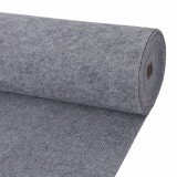 VidaXL Covor pentru expoziții striat, gri, 1,2x20 m