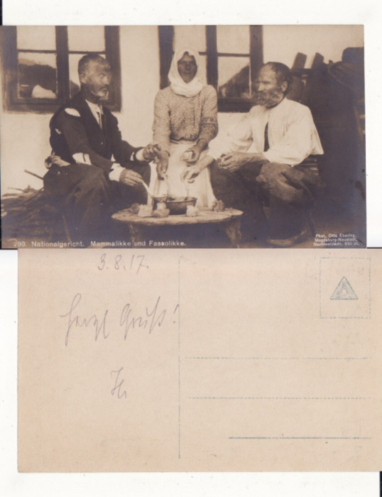 Tipuri-Mamaliga si fasolica - militara WWI, WK1-foto Otto Ebering
